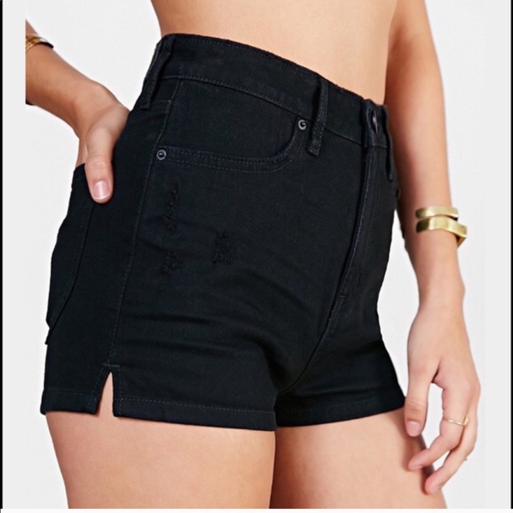 High rise spade pin up shorts